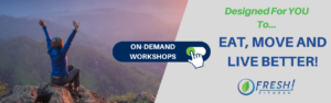 a call to action banner: online, on-demand workshops, register now!